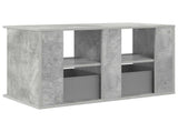 TV stand with Drawer Concrete Grey 79 x 40 x 48 cm 8000463