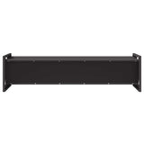 Livestock Feeding Trough Black 108 x 50 x 28 cm 874615