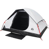 Camping Tent Dome 2-Person White Blackout Fabric Waterproof 94776