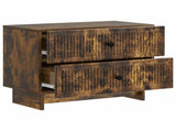 Bedside Cabinet Smoked Oak 62 x 34.5 x 47.5 cm Engineered Wood 893860