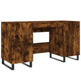 Desk Smoked Oak 140x50x75 cm Engineered Wood 829577