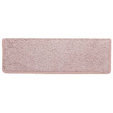 Stair Mats 15 pcs 65x21x4 cm Light Pink Rectangular Edge 326201