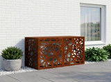 Air Conditioner Cover Rusty 90 x 40 x 60 cm Weathering Steel 8014156