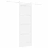 Sliding Door ORKDAL White 73.5 x 211 cm Solid Pine Wood 3333749