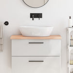 Bathroom Countertop 80x40x cm Untreated Solid Wood 3156021