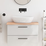 Bathroom Countertop 80x40x cm Untreated Solid Wood 3156021