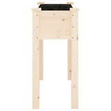 Planter with Liner 71x37x76 cm Solid Wood Fir 364230