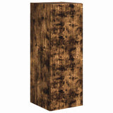 TV Wall Cabinet Wall-mounted 2 pcs Smoked Oak 30 x 31 x 80 cm 892300