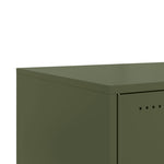 ZNTS Coffee Table Olive Green 68x50x43.5 cm Steel 846690