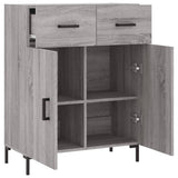 Sideboard Grey Sonoma 69.5x34x90 cm Engineered Wood 827986
