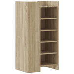 ZNTS Shoe Cabinet Sonoma Oak 52x37.5x100 cm Engineered Wood 848439