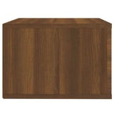 Wall-mounted Bedside Cabinets 2 pcs Brown Oak 50x36x25 cm 816855