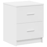 Bedside Cabinets 2 pcs with 2 Drawers White 40x36x50 cm 858786