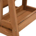 Foldable Step Stool Solid Firwood 315299