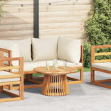Side Table Brown 70 x 70 x 40 cm Solid Teak Wood 42006350