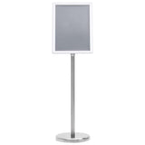 Poster Stands 2 pcs Silver 32.7 x 24 x 108 cm Aluminium 3385634
