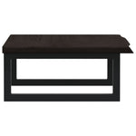 Basin Shelf Wall Mounted Steel and Solid Wood Oak 3302581