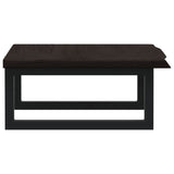 Basin Shelf Wall Mounted Steel and Solid Wood Oak 3302581