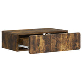 Wall-Mounted Side Table Smoked Oak 59 x 34.5 x 17 cm 898320