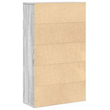 Bookcase Grey Sonoma 60x24x101.5 cm Engineered Wood 860396