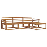 Outdoor Sofa Set 4 pcs Natural Solid Acacia Wood 3367402