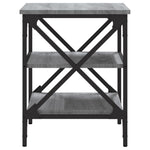 ZNTS Side Tables 2 pcs Grey Sonoma 40x42x50 cm Engineered Wood 825779