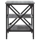 ZNTS Side Tables 2 pcs Grey Sonoma 40x42x50 cm Engineered Wood 825779