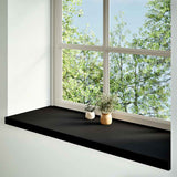 Window Sills 2 pcs Brown Black 120x40x2 cm Solid Wood Oak 4009202