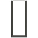 Bar Table Legs U-Shaped 2 pcs Anthracite 40x cm Steel 4013242