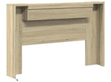 Headboard Cabinet with LED Sonoma 120 x 16.5 x 103.5 cm 8006537