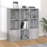 Book Cabinet Grey Sonoma 98x30x98 cm 815448