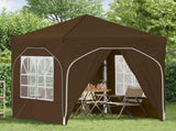 Pop-up Party Tent 192 x 192 x 245 cm Taupe 42019839