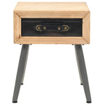 Bedside Table Solid Fir Wood 43x38x50 cm 245775