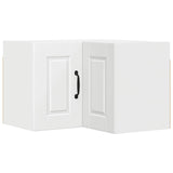Wall Corner Cabinet PORTO White 57 x 57 x 40 cm Engineered Wood 885305