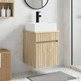 Wall-mounted Sink Vanity Sonoma Oak 39 x 41 x 62.5 cm 890574