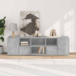 Corner Cabinet Concrete Grey 160x40x45 cm Engineered Wood 3307822
