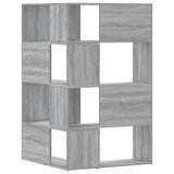 Corner Bookcase 4-Tier Grey Sonoma 85x85x140 cm Engineered Wood 3307815