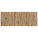 Headboard with Cabinet 3 pcs Artisan Oak Engineered Wood 3415964