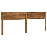 Live Edge Headboard ROSTOCK Natural 200 cm Solid Acacia Wood 903246