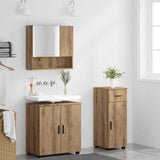 Bathroom Furniture Set with Drawer with Door 3 pcs Artisan Oak 3392962