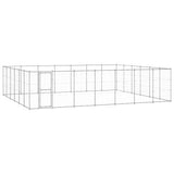 Outdoor Dog Kennel Galvanised Steel 50,82 m 3082330