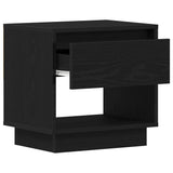 Nightstand 2 pcs Black Oak 45 x 34 x 44 cm Engineered Wood 863338