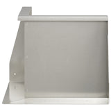 Retaining Wall 2 pcs 50 x 50 x 30 cm Stainless Steel Silver 8015166