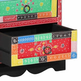 Drawer Cabinet Multicolour 40 x 40 x 60 cm Solid Mango Wood 4017569