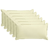 Cushion with Pillow HOUTEN 6 pcs Cream Polyester 933669