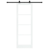 Sliding Door ORKDAL White and Black 83 x 232 cm 3332002