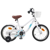 Kids Bike 14 Inches for 3-5 Years Old White 42009588