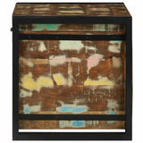 Storage Box Brown and Black 60 x 40 x 41 cm Reclaimed Wood 4016752