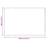 Clear Tarpaulin with Eyelets 8x12 m Polyethylene 4018579