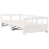 Daybed without Mattress White 80x200 cm Solid Wood Pine 854950
